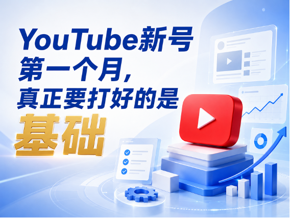 YouTube代运营新号第一个月，真正