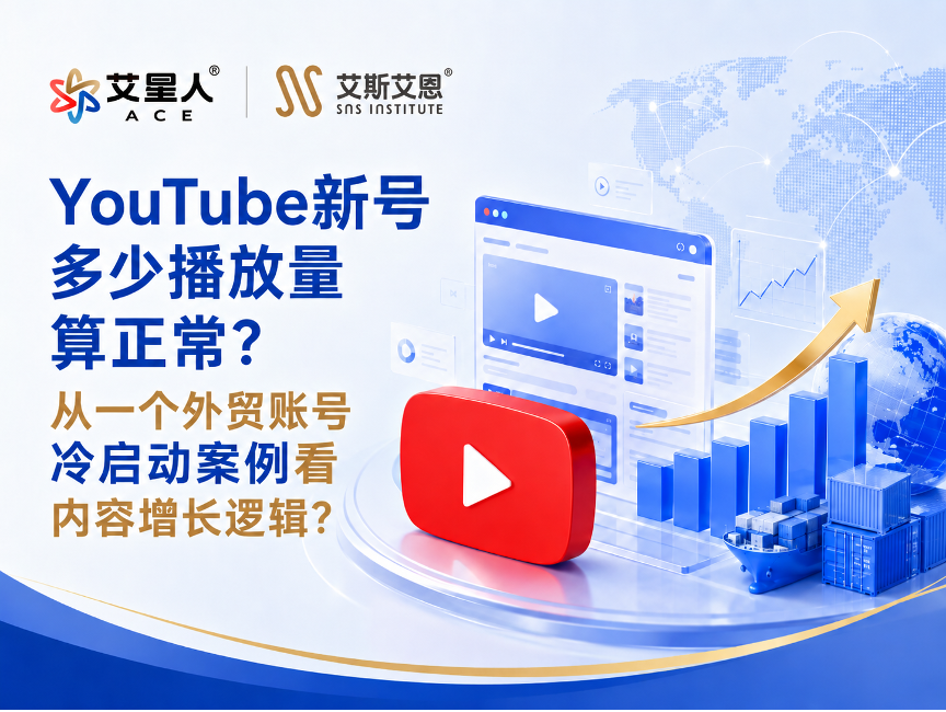 YouTube代运营新号多少播放量算正常?从一个外贸账号冷启动案例看内容增长逻辑
