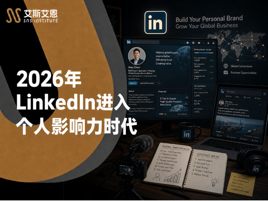 2026年领英代运营进入个人影响力时代,外贸企业需要重新布局海外营销